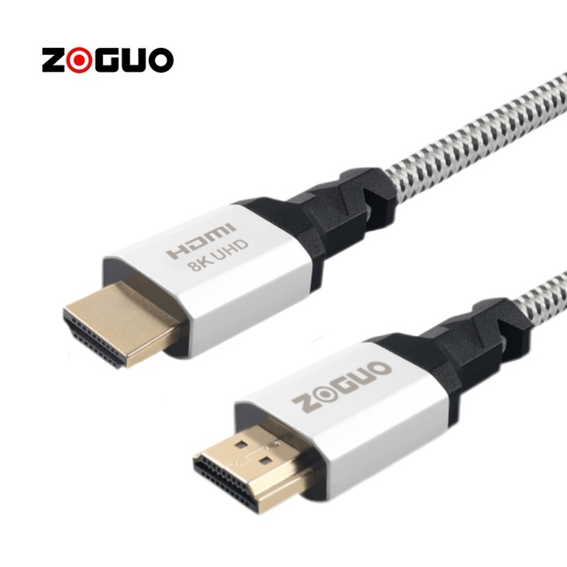 OEM Certified 8K HDMI 2.1 Version Cable 1M 1.5M 2M 3M 5M Gold Plated 48Gbps for HDTV Projector Monitor