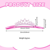 Nouveaux accessoires pour cheveux de filles, bandeaux princesse avec paillettes et strass, bandeaux couronne pour enfants, mode élégante