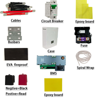 Kit HESS tout-en-un intelligent JK BMS pour batterie au lithium, conteneur Bluetooth RS485/CAN, dispositif configurable à haute énergie et à réduction de pointe, écran LCD