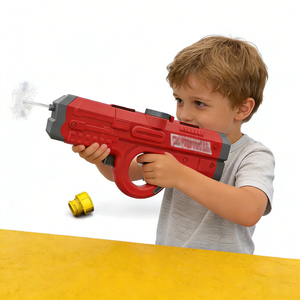 Pistolet à eau pour enfants, jouet pour jouer en plein air, couleurs rouge et bleu, été, plage, piscine, fête amusante - Product Image 3