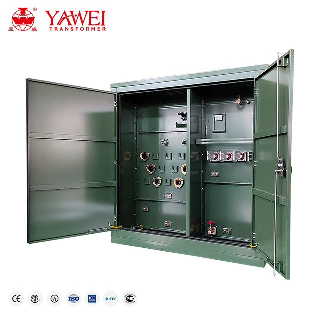Electrical Power Transformer 35kV 75kVA 300kVA 500kVA 1000kVA 2500kVA Three Phase Pad Mounted Transformer