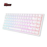 Royal Kludge-machine à écrire RK84, 75% touches de clavier de jeu mécanique, style Kludge, interface usb, led, pour ordinateur de gaming, tablette, style arabe