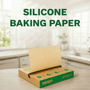 <b>Silicone</b> <b>Baking</b> Paper 200 Sheets Non-Stick Rectangle Cake Tools Mat Oven Safe Waterproof Oilproof Heat Resistant Up To 450F - Product Image 1
