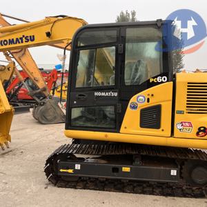 Komatsu รถขุดตีนตะขาบ PC60ขนาดเล็ก6ตันรถปั๊ม2022รุ่นใหม่จากญี่ปุ่น95% - Product Image 1