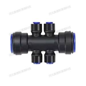 Connecteur rapide pour irrigation goutte à goutte, raccord en T pour tuyau PE 1/2, noir, facile à installer, accessoire pour système d'arrosage de jardin - Product Image 2