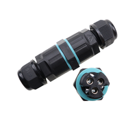 Connecteur de câble droit souterrain étanche IP68 M16 2P 3P pour éclairage LED