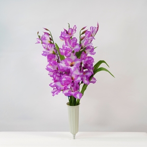 Fleurs artificielles réalistes en gros : Gladiolus et Orchidées Épée en soie à longue tige pour mariages, Pâques, <span class=keywords><strong>d</strong></span>écorations de maison et de fêtes - Product Image 2