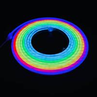 Bande lumineuse néon 12V 24V RGB adressable, étanche IP67, flexible, 96 LED/m, 6*12mm 8*16mm, pour décoration intérieure et extérieure