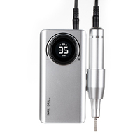 Perceuse à ongles électrique 35000 tr/min, polisseuse professionnelle pour manucure, faible bruit, rechargeable, pour salon et usage domestique