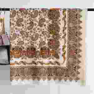 Écharpe en coton polyester 130x130cm pour femmes, hijab, foulard fin imprimé musulman, vente en gros 2024 - Product Image 4