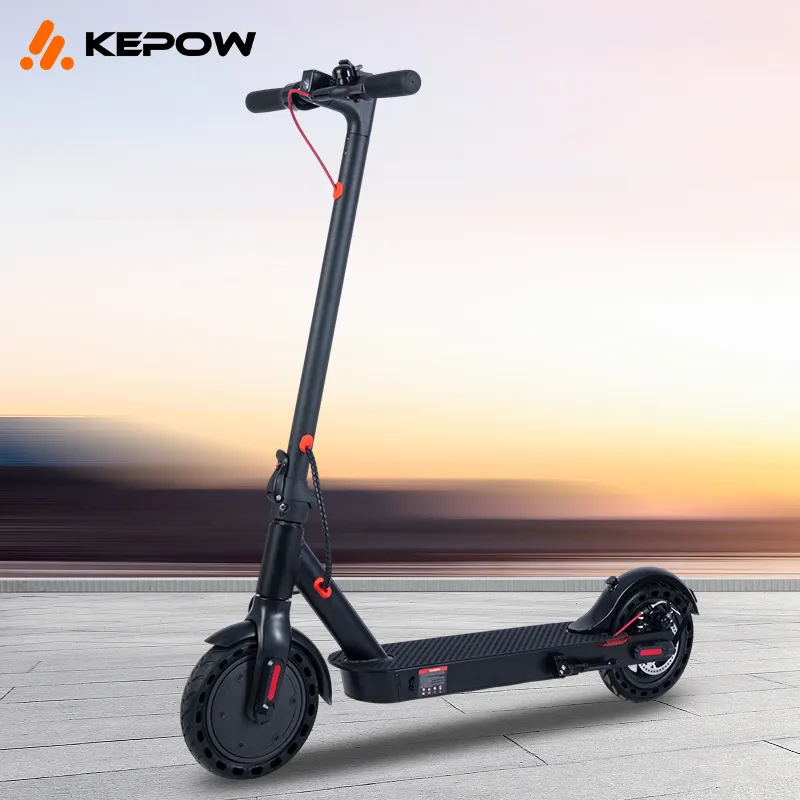 Scooter elettrico pieghevole e9pro scooter elettrico a 2 ruote in lega di alluminio ammortizzatori da 8.5 pollici scooter elettrico per adulti