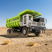 Camion benne minier hybride ZOOMLION ZT160HEV 100 tonnes, conduite à droite, diesel, pour transport hors route en exploitation minière et carrière
