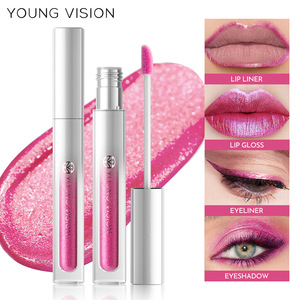 Young Vision 8-Color Shimmer <b>Lip</b> Gloss 4.5g Liquid Glossy Makeup for <b>Lips</b> and Eyes - Product Image 2