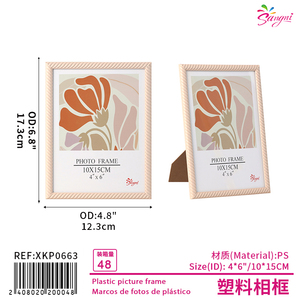 A4 dimensioni cornice decorativa personalizzabile 10*15CM plastica legno metallo materiali alluminio - Product Image 1