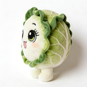 ตุ๊กตาผักกาดหัวเขียวแบบกำหนดเอง, ตุ๊กตาผักกาดหัวเขียวการ์ตูนสีเขียว - Product Image 2