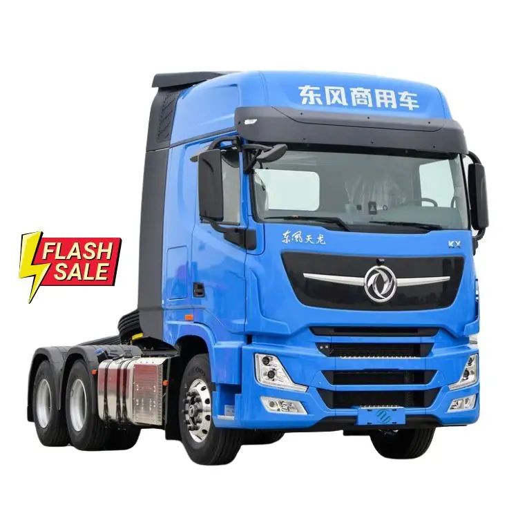 Factory Price Dongfeng Tianlong KX King Edition 600hp 6X4 Diesel Truck Tractor Trailer Left Commercial Vehicle