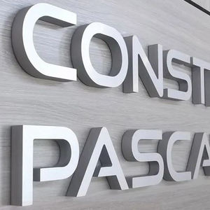 Letras Metálicas con Acabado No Reflectante para Sistemas de Señalización Hospitalaria, Campus Escolares y Zonas de Seguridad Pública - Product Image 4