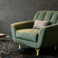 Patas de Muebles de Metal Dorado, Diseño de Bucle Liso, Patas de Sofá de Repuesto, Patas de Silla de Estilo Vintage