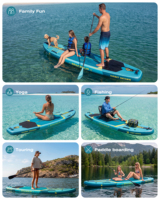 Planche de paddle gonflable de haute qualité OEM ODM 11'6''*35''*6'' en Drop Stitch, polyvalente, certifiée CE, écologique, SUP