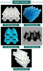 Separador de sedimentador de tubo de lámina inclinada de PP de plástico Hexagonal resistente a los rayos UV de 80mm para clarificador de tanque de sedimentación - Product Image 4