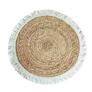 Bán buôn nhà thân thiện với môi Coaster cornrope cỏ bảng Mat vòng tua placemat