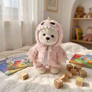 Funboxes - <span class=keywords><strong>Muñeco</strong></span> <span class=keywords><strong>de</strong></span> Peluche <span class=keywords><strong>de</strong></span> Dinosaurio <span class=keywords><strong>de</strong></span> 30 cm, <span class=keywords><strong>Muñeco</strong></span> <span class=keywords><strong>de</strong></span> Peluche <span class=keywords><strong>de</strong></span> Osito Lina con Vestido - Product Image 3