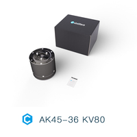 CubeMars AK45-10 75KV Motor Servo Mini sin Escobillas de Alto Torque, Ligero, Modo de Control Dual, Control FOC, Impermeable, Permanente