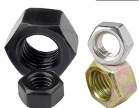 ANSI/ASME B18.2.2 Grade 4 Norme américaine US Écrous hexagonaux entièrement filetés en acier au carbone naturel 1/4-20 5/16-18 3/8-16