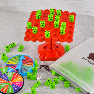 カエルバランスツリーキッズパズルボードゲームスペースバランスツリースタッキングプレイダブルインタラクティブ教育玩具 - Product Image 6