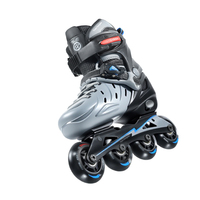 Chaussures de patins à roues alignées de haute qualité pour adultes adolescents ou enfants patins à roues en PU clignotants