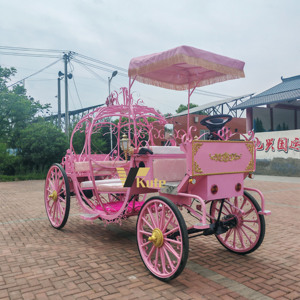 Calèche électrique en forme de citrouille, grande capacité, calèche de luxe haut de gamme pour mariage, tourisme et visites touristiques - Product Image 2