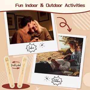 Новобрачная, жена, муж, романтическая деревянная коробка 60 идей для свидания, секс-игры для взрослых, игрушки для пар, игры, подарок на свидание, ночь - Product Image 5