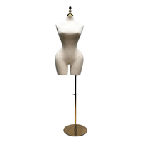 Mannequin buste femme demi-corps, support de présentation pour vêtements, sous-vêtements, maillots de bain, modèle de présentation avec base