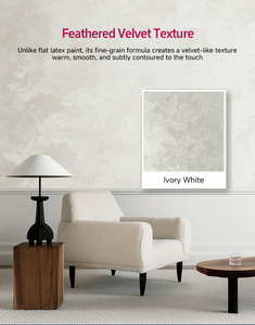 Peinture Murale Velours Effet Perle de Luxe pour Décoration Artistique Intérieure, Idéale pour Salons <span class=keywords><strong>et</strong></span> Chambres – Vente Chaude Direct Usine - Product Image 2