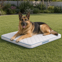 Garten-Hundematte mit Sichtfenster und verstärkten Kanten für große Hunderassen – OEM-Haustierbett