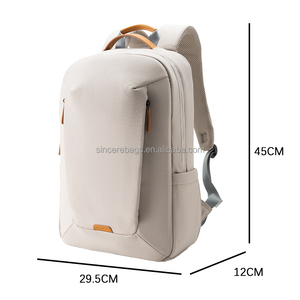 Waterproof Durable Leisure Multifunction Business Backpack Soft Travel <b>Bag</b> Polyester Lining Zipper Closure Fashionable Unisex - Product Image 2