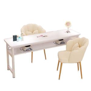 Juego <span class=keywords><strong>de</strong></span> <span class=keywords><strong>mesa</strong></span> y silla para salón <span class=keywords><strong>de</strong></span> uñas, con superficie <span class=keywords><strong>de</strong></span> madera, estructura metálica, estilo japonés, para <span class=keywords><strong>manicura</strong></span>, para uso doméstico o en salón. - Product Image 5