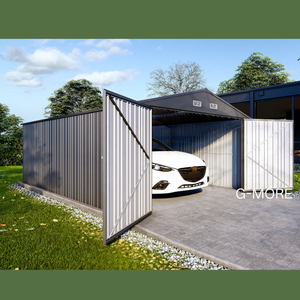 <span class=keywords><strong>Garage</strong></span> de construction de jardin 580X298X224CM MSG001DIY <span class=keywords><strong>Garage</strong></span> extérieur en métal utilisé pour la vente 17.3 ㎡ - Product Image 1