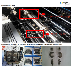 Phổ biến nhất hamada Mô hình màu duy nhất Mini bù đắp máy in với đánh số & đục zr47iinp - Product Image 4