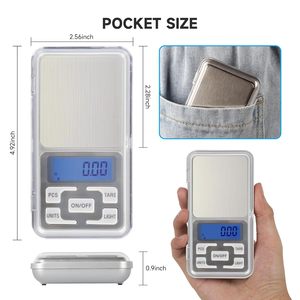 Balança Digital de Bolso em Aço Inoxidável <span class=keywords><strong>500g</strong></span> com Precisão de 0,01g, Portátil para Cozinha, Pesagem de Alimentos, Joias, Culinária e Café - Product Image 2