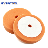 EVERTOOL Tampon éponge orange 200 mm, tampon applicateur de cire en mousse, éliminateur de rayures pour l'industrie automobile