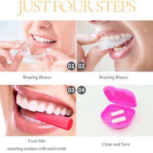 Tandheelkundige Heldere Orthodontische Aligner Removal Tool Retainer Haak/Orthodontische Aligner Chewie Kit - Product Image 5