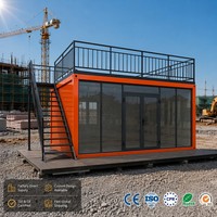 Maison conteneur préfabriquée de haute qualité et durable avec un design moderne pour usage résidentiel et commercial