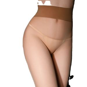 女式夏季超薄0D连裤袜360透明天鹅绒无裆无缝丝袜加大码防钩扣0D立体 - Product Image 1