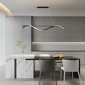 Lámpara colgante de iluminación moderna, lámpara colgante de araña nórdica de forma especial Led moderna, se aplica a la isla de cocina del comedor - Product Image 4