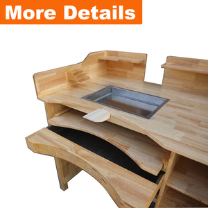 <span class=keywords><strong>โต๊ะ</strong></span>ทำงานช่างทอง JD10 Kinway DIY พร้อมลิ้นชัก <span class=keywords><strong>โต๊ะ</strong></span>ช่างทำเครื่องประดับ <span class=keywords><strong>โต๊ะ</strong></span>ทำงานไม้จริงสำหรับขาย - Product Image 2