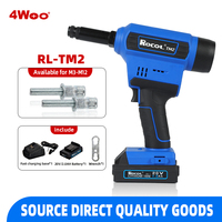 Pistolet à rivets sans fil de haute qualité, alimenté par batterie, portable, RL-TM2, outil de rivetage électrique au lithium