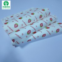 Papier d'emballage pour hamburgers imperméable avec logo personnalisé, revêtement PE, résistant à la graisse, emballage pour la restauration rapide