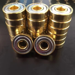 Rodamientos de Cerámica Híbridos de Titanio Dorado 8x22x7mm ABEC-11 ABEC 9 para Patines en Línea, Patinetes y Monopatines, Rodamientos de Bolas de Ranura Profunda 608 - Product Image 4