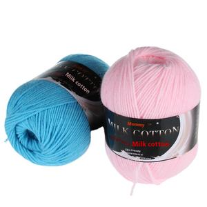 <span class=keywords><strong>Crochet</strong></span> en fil de laine moyen-<span class=keywords><strong>fin</strong></span> 3 brins de <span class=keywords><strong>coton</strong></span> laiteux teint <span class=keywords><strong>pour</strong></span> bricolage tricot matériel de couture à la main <span class=keywords><strong>pour</strong></span> bébé chaussures chandails - Product Image 5